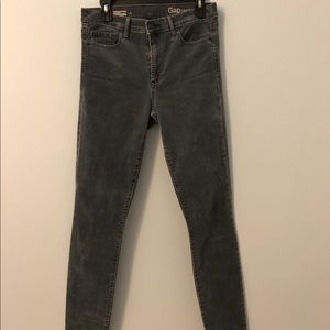 gap modern stretch true skinny blue corduroy
